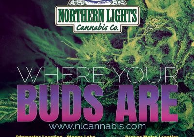 Digital 303 Custom Cannabis Advertising: Northern Lights Cannabis Co ad.