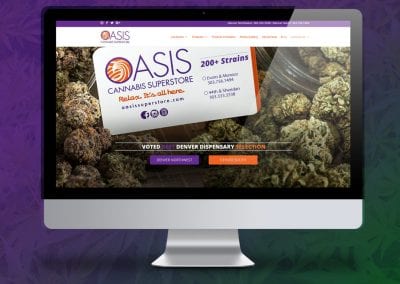 Marijuana Website Design Oasis Cannabis Superstore